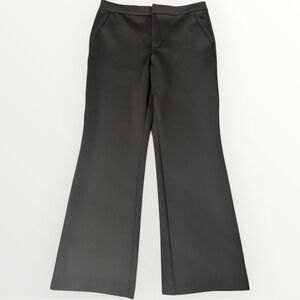 Good American Kardashian Classic Black Women's Scuba Flare Pants 12